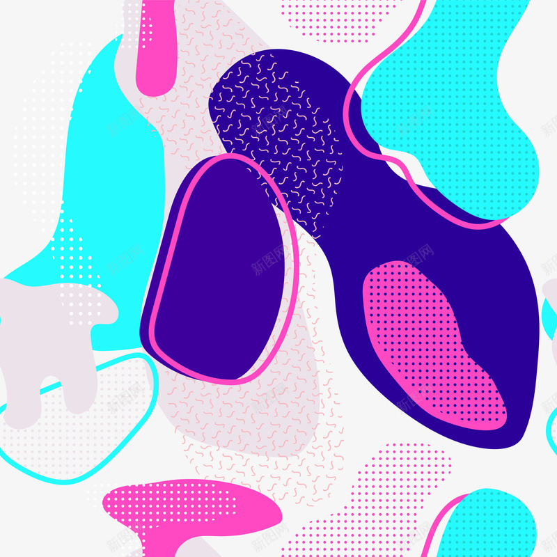 孟菲斯风格几何线条装饰矢量图eps免抠素材_88icon https://88icon.com 不规则几何 几何几何装饰 几何形状 几何线条 基本形状 孟菲斯风格 时尚线条 波普 线条 矢量图