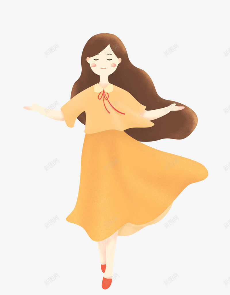下雨天小清新淋雨的女孩插画psd免抠素材_88icon https://88icon.com 下雨天 下雨天小清新淋雨的女孩插画 女孩 小清新 插画 淋雨 长发 黄色女孩