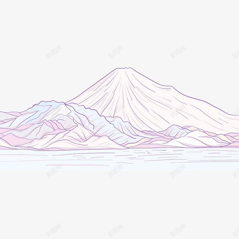 手绘日本富士山插画矢量图ai免抠素材_88icon https://88icon.com 创意卡通 古建筑手绘图 宣传 富士山 手绘 插画 文化 日本传统文化 日本古建筑 日本文化 时尚 矢量图 简笔画山 绘画 美丽的富士山 美术简笔画 艺术