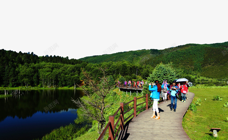 普达措森林公园旅游景点png免抠素材_88icon https://88icon.com 名胜古迹 地方景点 实物图 摄影图 普达措森林公园 高清图片