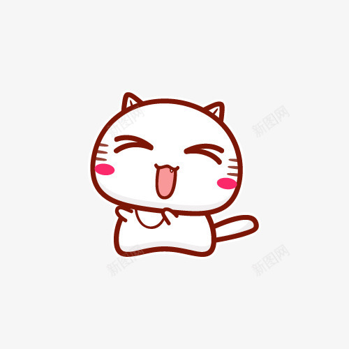 手绘卡通可爱白色小猫咪png免抠素材_88icon https://88icon.com 卡通 可爱 小猫咪 手绘 手绘卡通可爱白色小猫咪 白色