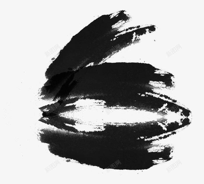 中国风黑色毛笔笔记png免抠素材_88icon https://88icon.com 国风 毛笔 笔记 黑色