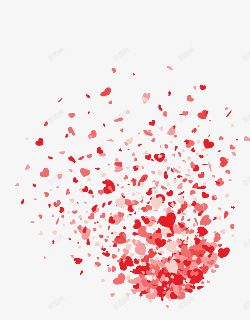 发散的花瓣png免抠素材_88icon https://88icon.com 心形 心形花瓣 情人节 浪漫 浪漫氛围 节日元素