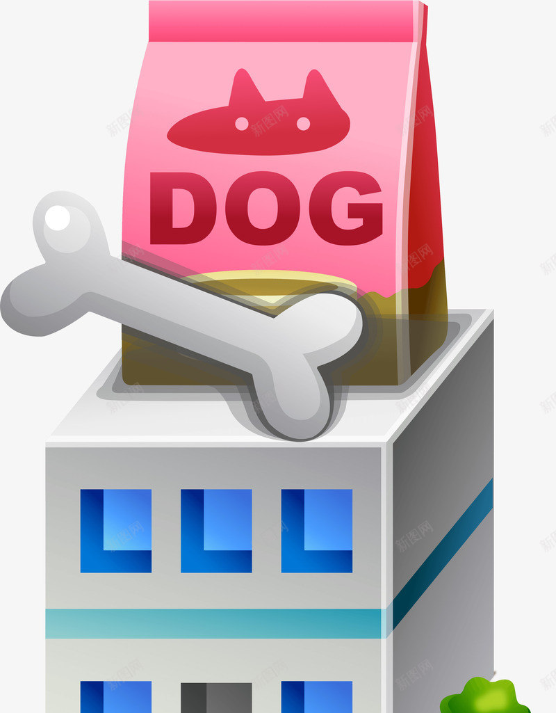 手绘小区商店png免抠素材_88icon https://88icon.com 便利超市 卡通建筑 卡通手绘商店 小区 小区商店 狗粮