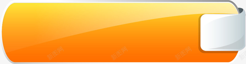 手绘黄色条幅渐变标题框按钮png免抠素材_88icon https://88icon.com 唯美 小清新 弧线 手绘 条幅 渐变 简约 黄色 黄色广告牌