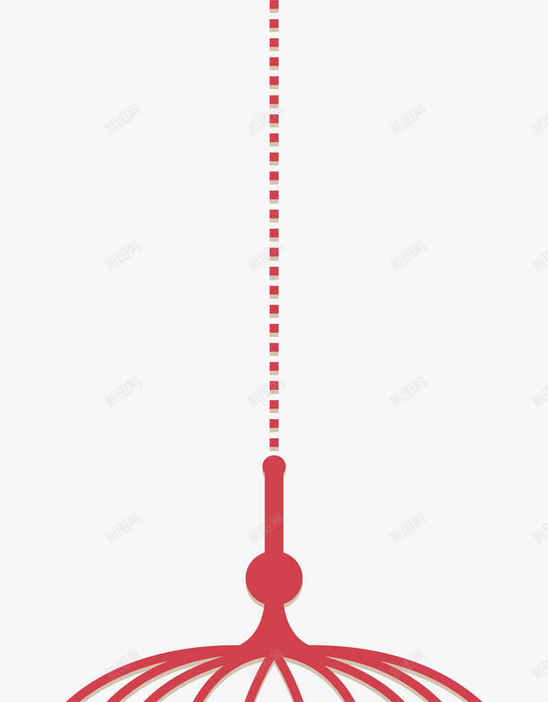 红色鸟笼中的爱情鸟矢量图ai免抠素材_88icon https://88icon.com 情人节 爱情 爱情囚徒 爱情鸟 矢量png 红色鸟笼 矢量图