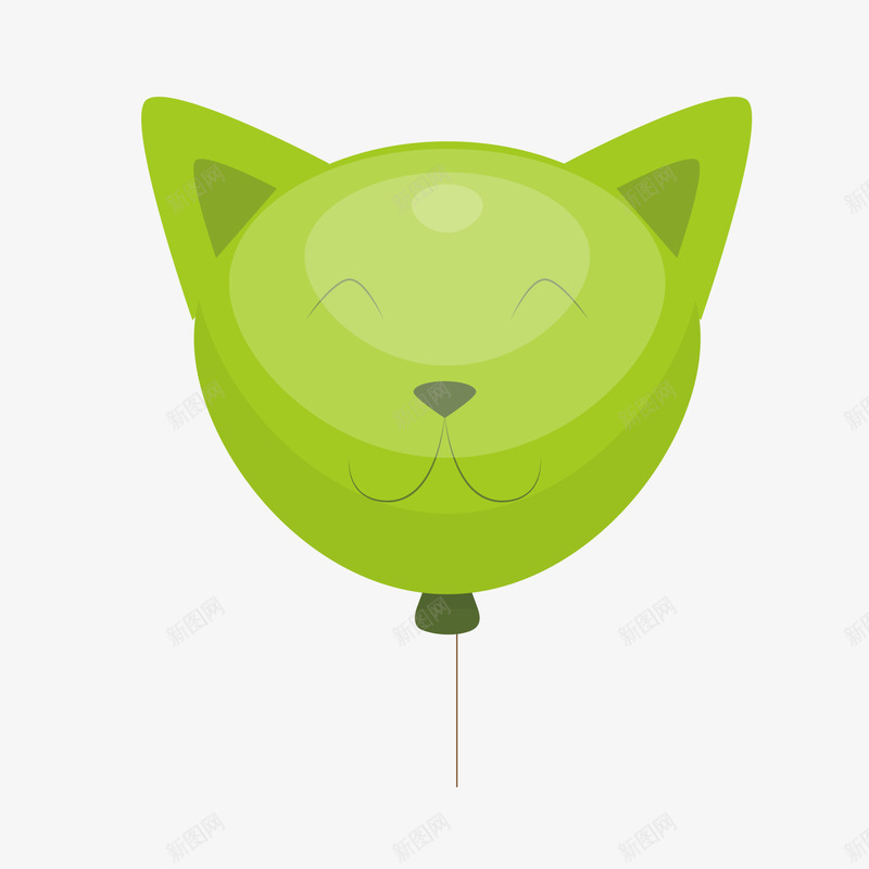 卡通小清新猫咪氢气球矢量图ai免抠素材_88icon https://88icon.com 儿童玩耍 儿童节 卡通 小清新 广告设计 气球 氢气球 猫咪 矢量图
