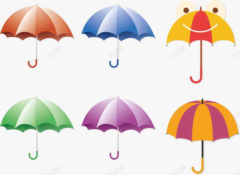 卡通青蛙雨伞png免抠素材_88icon https://88icon.com 卡通 彩色 装饰 雨伞
