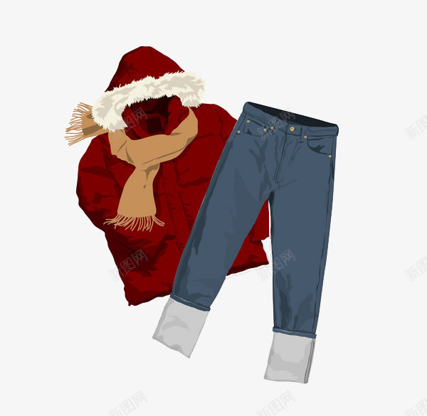 冬天寒冷棉衣服装png免抠素材_88icon https://88icon.com 冬天 寒冷 服装 服饰 棉衣