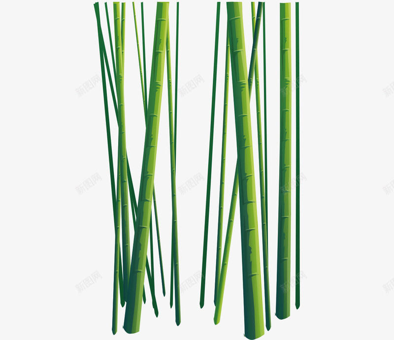 卡通手绘翠绿密集竹子矢量图ai免抠素材_88icon https://88icon.com 卡通的植物 密集的竹子 手绘的竹子 翠绿的竹子 矢量图