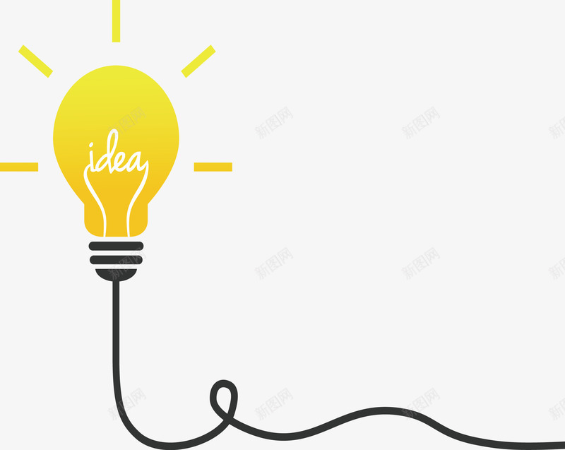 电灯泡png免抠素材_88icon https://88icon.com 电力科技 电灯泡 素材