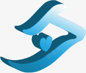 七夕情人节夕字蓝色立体字png免抠素材_88icon https://88icon.com 七夕 情人节 立体 蓝色