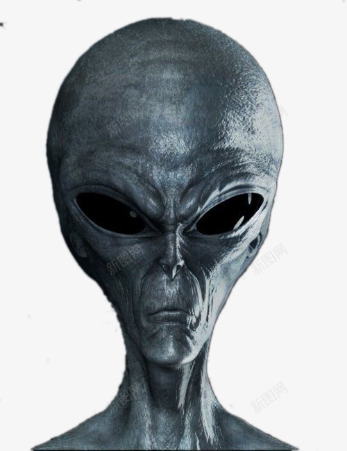 大眼睛蓝色外星人png免抠素材_88icon https://88icon.com 外星人 太空生物 游戏 科技 蓝色