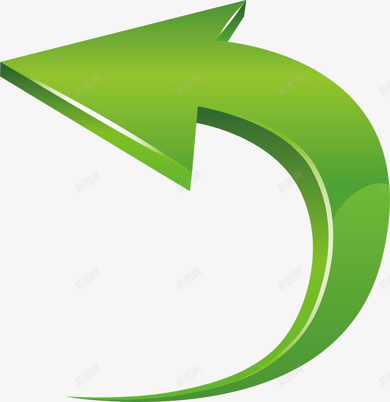 绿色的拉伸方向箭头矢量图ai免抠素材_88icon https://88icon.com 上升箭头 左右箭头 弯曲 拉伸方向箭头 拉伸箭头 旋转箭头 箭头 矢量图