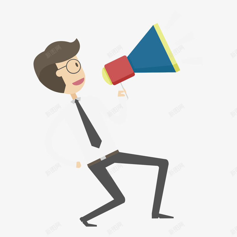 扁平化招聘人物卡通矢量图ai免抠素材_88icon https://88icon.com 加入我们 卡通喇叭人物 扁平化招聘人物 招募矢量 求才 矢量图 诚聘合作