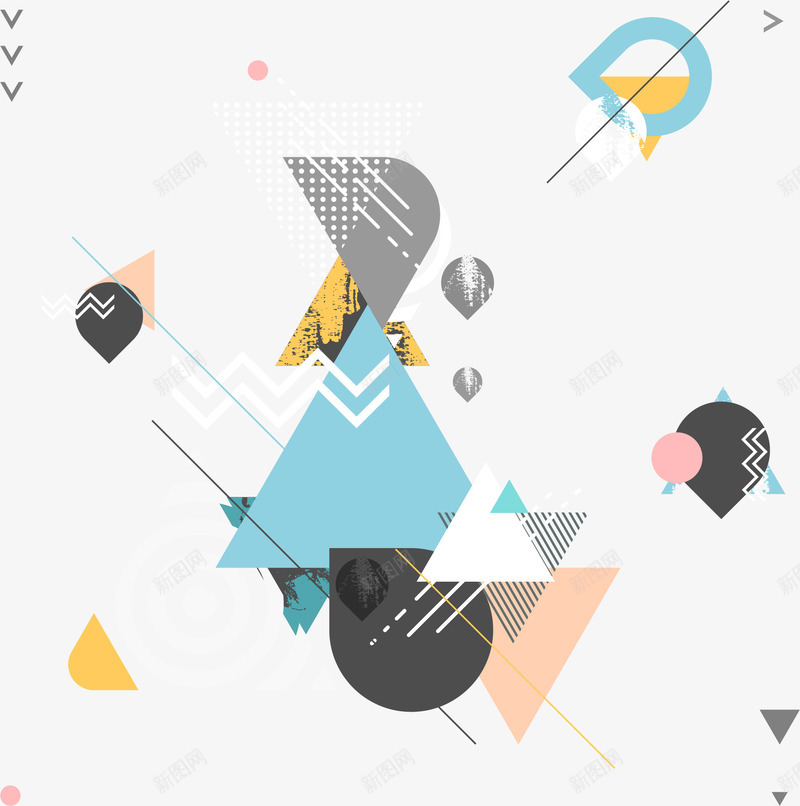 孟菲斯风格时尚线条装饰图案矢量图ai免抠素材_88icon https://88icon.com 不规则几何 卡通彩色孟菲斯图案 孟菲斯图案 时尚潮流几何 时尚线条 波普 潮流图案装饰 矢量图