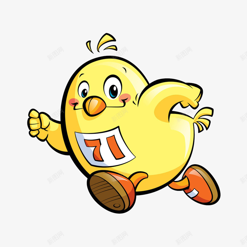 小鸡png免抠素材_88icon https://88icon.com 卡通动物 小鸡 比赛 黄色
