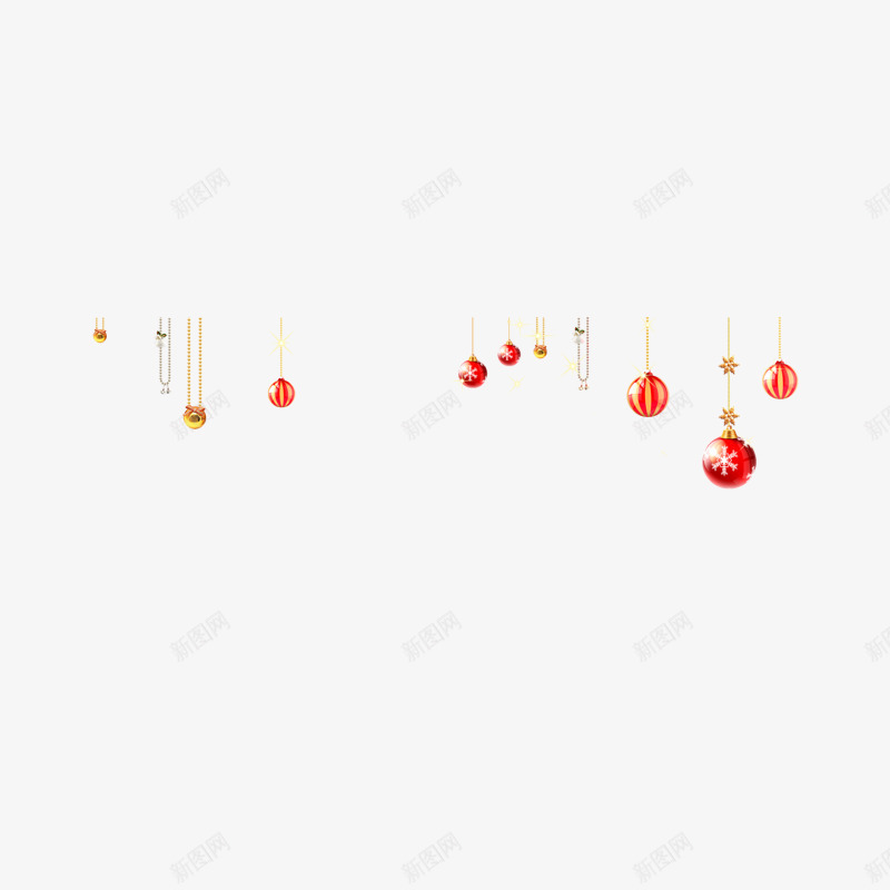 漂浮铃铛png免抠素材_88icon https://88icon.com 圣诞免费素材 悬挂 简约 红色 金属