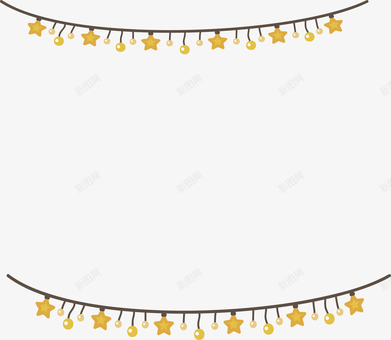 星星彩灯边框矢量图ai免抠素材_88icon https://88icon.com 五角星 彩灯 彩灯边框 星星 星星彩灯 矢量png 矢量图