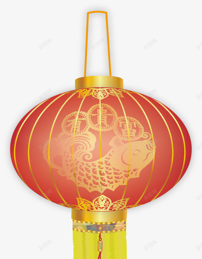 红色中国风新年灯笼png免抠素材_88icon https://88icon.com 新年 新年快乐 新年灯笼 新春 春节 春节快乐 红色灯笼