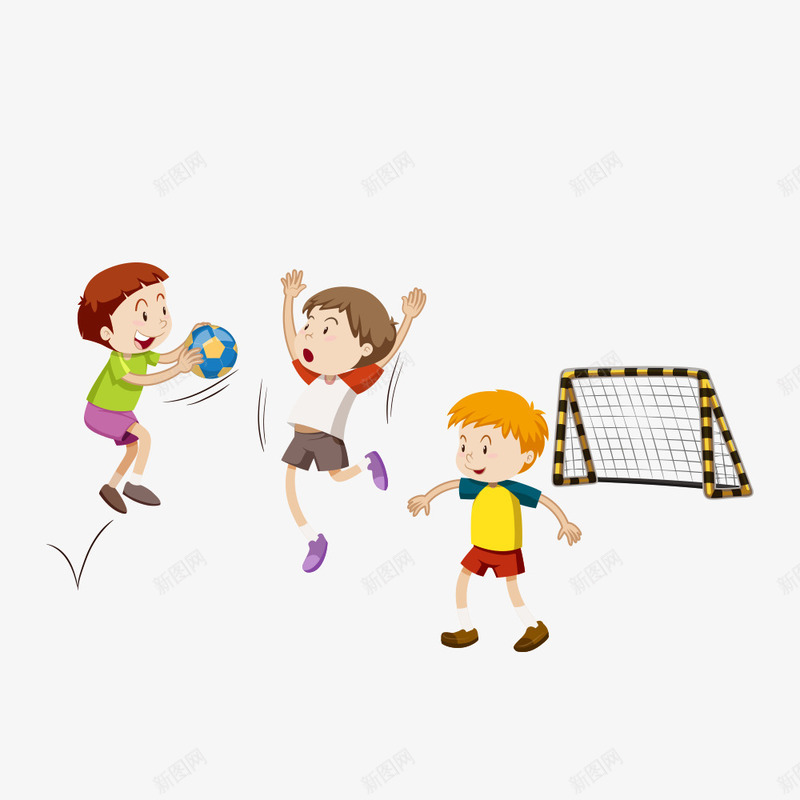 卡通运动比赛的人物psd免抠素材_88icon https://88icon.com 人物设计 卡通 彩色 校园运动会 比赛 足球 运动