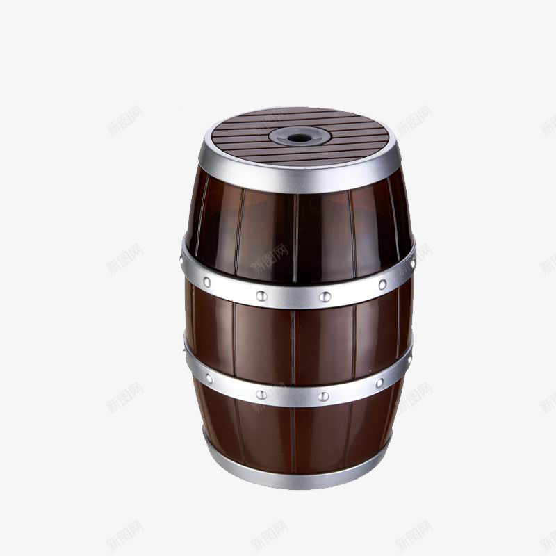 酒桶卷笔刀png免抠素材_88icon https://88icon.com 产品实物 削笔刀 文具 转笔刀