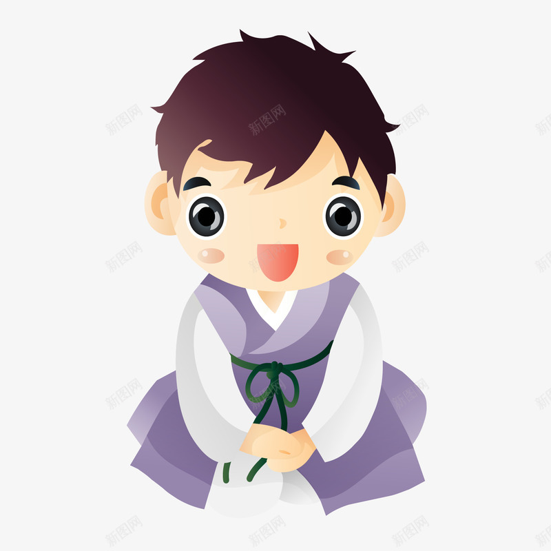 韩国风格卡通娃娃png免抠素材_88icon https://88icon.com 卡通娃娃 娃娃 韩国娃娃 韩国服装 韩服