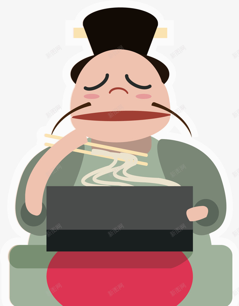 手绘卡通地主漫画png免抠素材_88icon https://88icon.com 创意 卡通 可爱 地主 彩色图 手绘 手绘图 胖娃娃