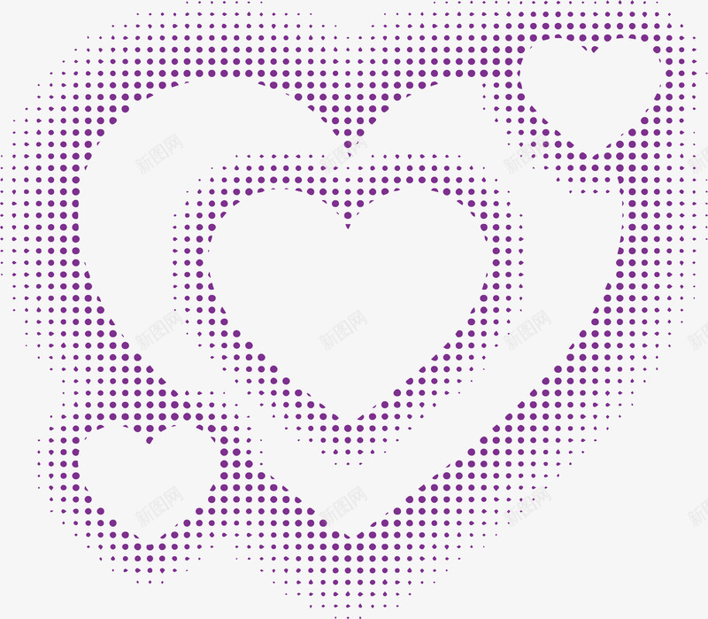 紫色波点浮雕爱心矢量图eps免抠素材_88icon https://88icon.com 拼图爱心 波点爱心 浮雕爱心 矢量png 紫色爱心 镂空爱心 矢量图
