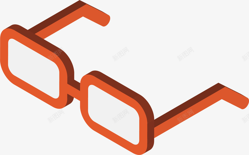 眼镜学习文具用品矢量图ai免抠素材_88icon https://88icon.com 办公用品 学习文具用品 学生返校 工具 彩笔 粉笔字 背景 近视镜 矢量图