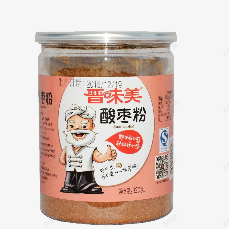 晋味美含酸枣粉png免抠素材_88icon https://88icon.com 产品实物 加蜂蜜 含酸枣仁 灌装