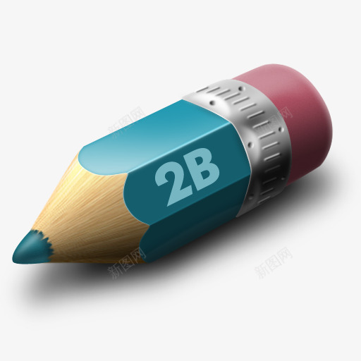2b铅笔png免抠素材_88icon https://88icon.com 文具 笔 铅笔