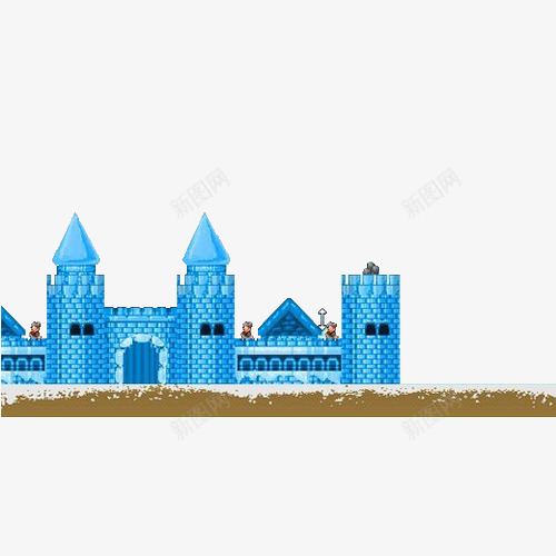 冰雪城堡png免抠素材_88icon https://88icon.com 冰 冰雪 冰雪城堡 城堡 雪