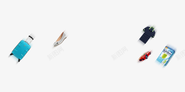 商场里的商品psd免抠素材_88icon https://88icon.com 商品 女鞋 玩具车 行李箱 衬衫