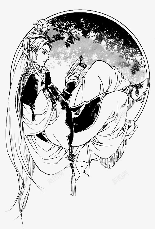 古风男子人物手绘图png免抠素材_88icon https://88icon.com 古风人物手绘 古风女线稿素材 古风男女 古风男子 古风男子线稿