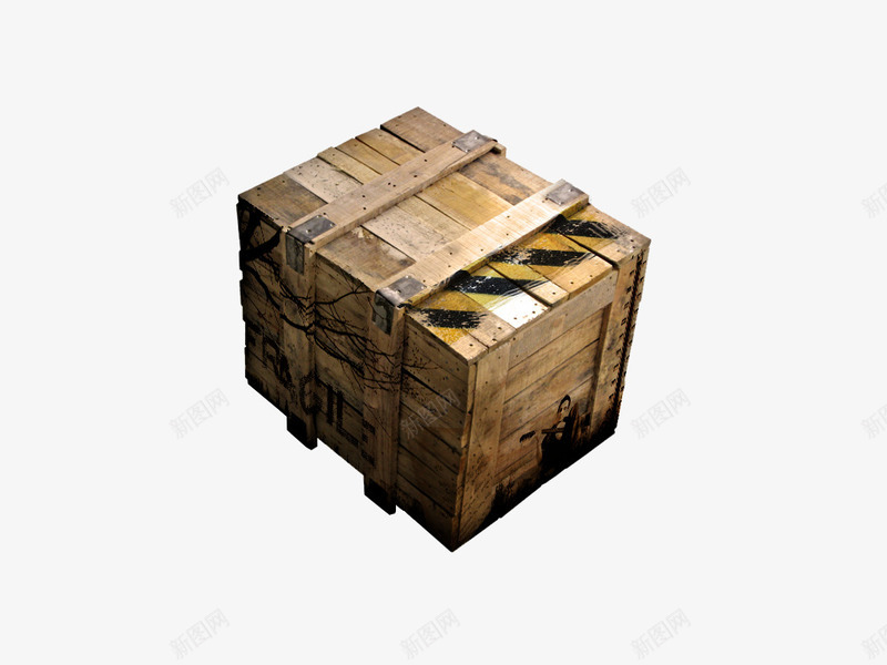 黄色木箱png免抠素材_88icon https://88icon.com 产品实物 储物箱 工业化 木头 木箱 箱子