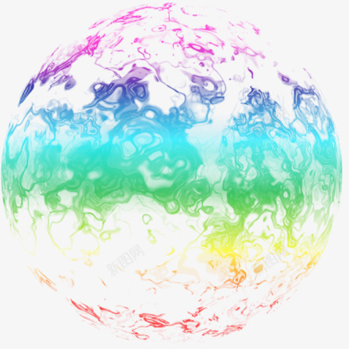 镂空球png免抠素材_88icon https://88icon.com 彩色 绿色 蓝色 颜色