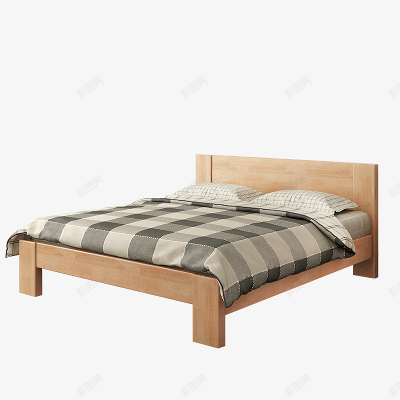 家具装饰png免抠素材_88icon https://88icon.com png素材 家具 床 木头床