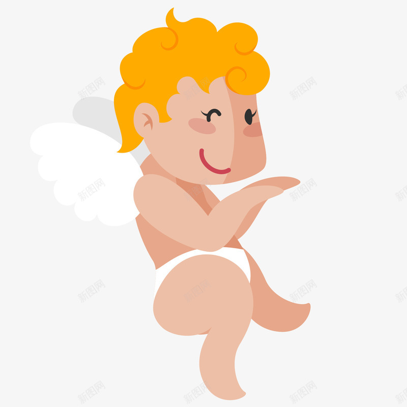 可爱小天使png免抠素材_88icon https://88icon.com 卡通 可爱 小天使