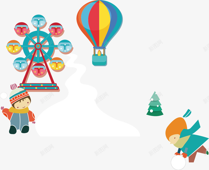 玩耍冰雪乐园png免抠素材_88icon https://88icon.com 乐园 冰雪 冰雪乐园 冰雪乐园元素 冰雪素材 玩耍 矢量冰雪乐园