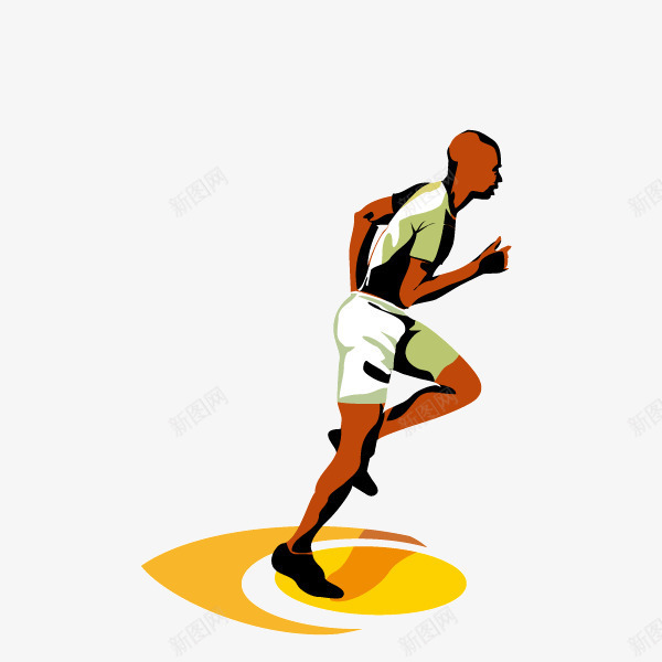 体育健身运动png免抠素材_88icon https://88icon.com 体育 健身 剪影 起跑 跑步 运动