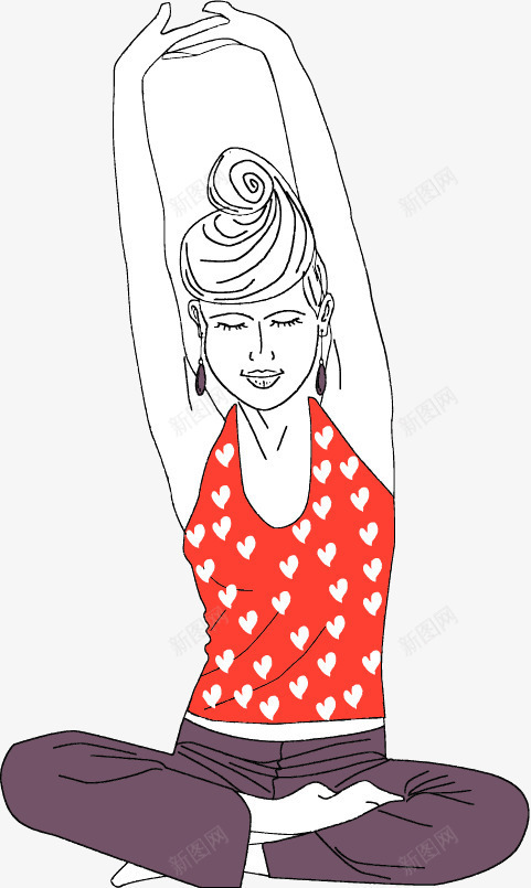 瑜伽女人插画png免抠素材_88icon https://88icon.com 人物 人物插画 体育 修养 修心 健康 健身 创作 创意 女人 女性 妇女 心境 心灵 打坐 插图 插画 时尚 时尚插画 瑜伽 瑜伽动作 瑜伽女人 盘坐的女人png图片 示 美丽 运动 运动素材 适量插画 锻炼 静坐