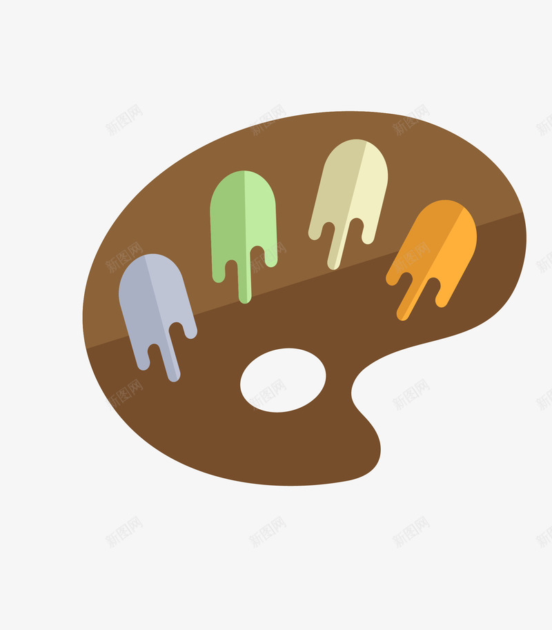 卡通扁平化调色板矢量图eps免抠素材_88icon https://88icon.com 卡通调色板 扁平化调色板 矢量调色板 调色板 调色板png 颜色板 矢量图