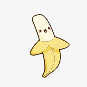 舞动的香蕉png免抠素材_88icon https://88icon.com 卡通 可爱脸 香蕉