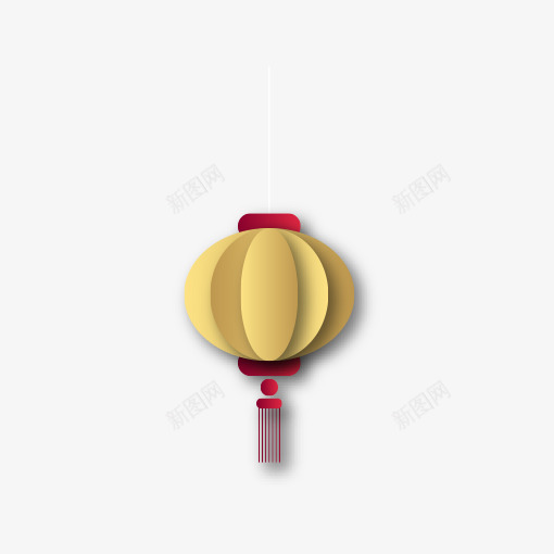 春节黄色折纸灯笼png免抠素材_88icon https://88icon.com 中国风 喜庆 折纸灯笼 新春灯笼 春节灯笼 黄色灯笼