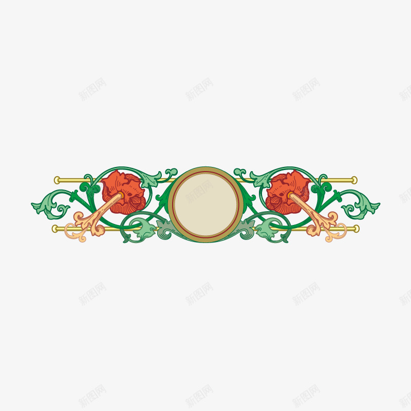 欧式花纹装饰元素png免抠素材_88icon https://88icon.com 大气 文字底板 欧式 花纹 花纹边框 高端