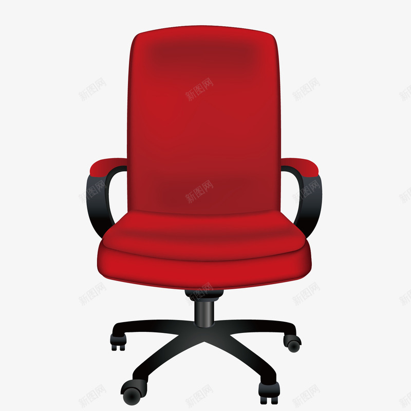 红色沙发办公椅png免抠素材_88icon https://88icon.com 办公椅 图案 沙发 红色