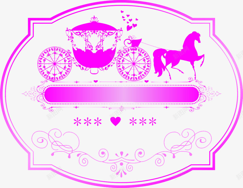 马车婚礼请柬png免抠素材_88icon https://88icon.com 婚礼请柬 浪漫 设计 马车