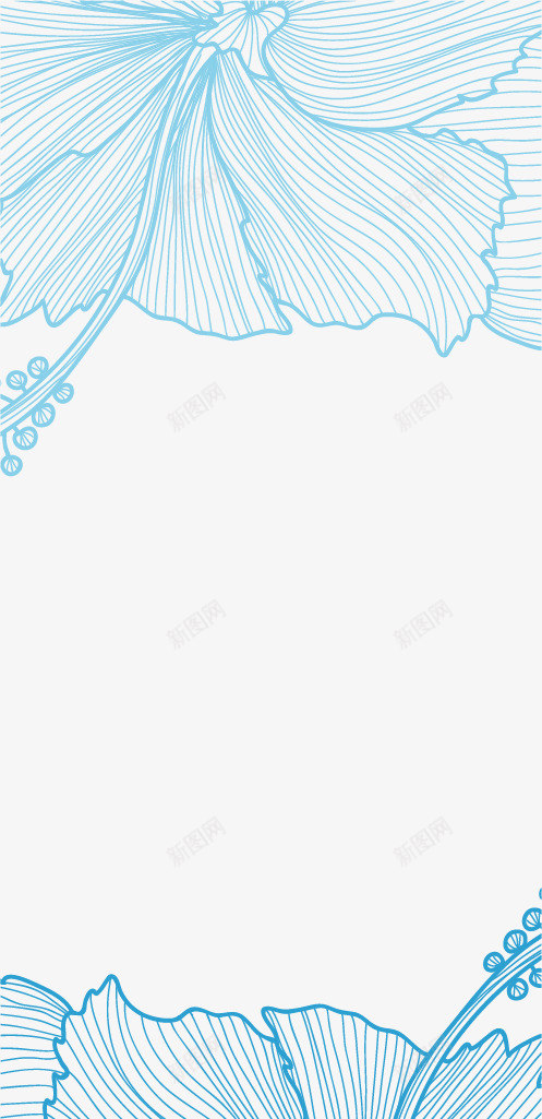 蓝色大花花纹png免抠素材_88icon https://88icon.com 矢量花纹 矢量蓝色 经典花纹 花紋 花纹 花纹矢量 蓝色花纹