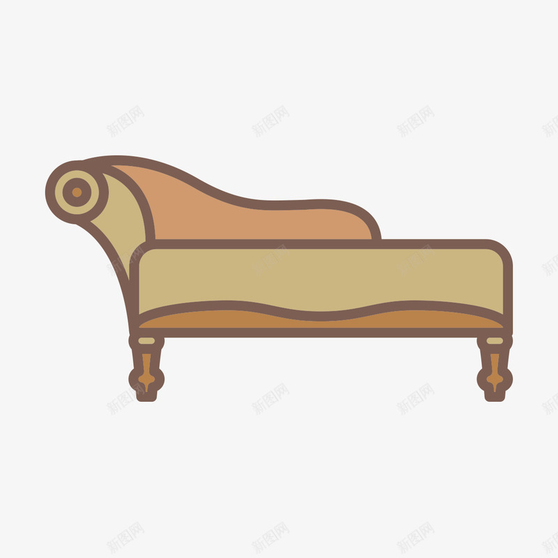 手绘沙发png免抠素材_88icon https://88icon.com 家具 手绘画 沙发 矢量装饰 装饰